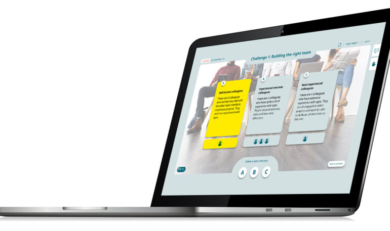 Building the right team slide in Agile move simulation