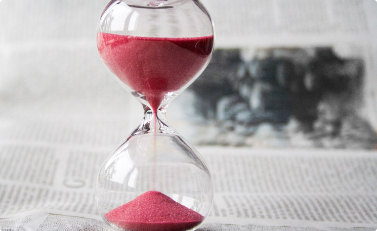 Sand clock It's about time